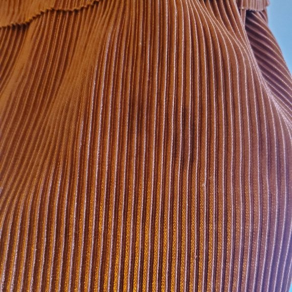 Silence & Noise Corduroy Rustic Copper Romper with Spaghetti Straps Sizes XS - Picture 7 of 16